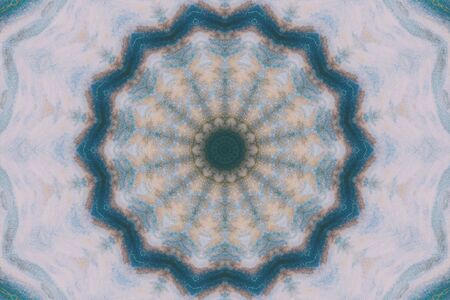 Abstract Colorful Painted Kaleidoscopic Graphic Background. Futuristic Psychedelic Hypnotic Backdrop...
