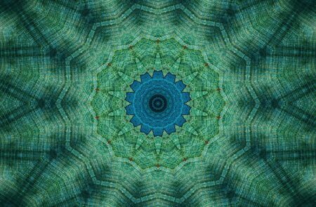 Abstract Colorful Painted Kaleidoscopic Graphic Background. Futuristic Psychedelic Hypnotic Backdrop...