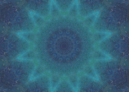 Abstract Colorful Painted Kaleidoscopic Graphic Background. Futuristic Psychedelic Hypnotic Backdrop...