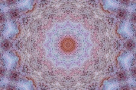 Abstract Colorful Painted Kaleidoscopic Graphic Background. Futuristic Psychedelic Hypnotic Backdrop...