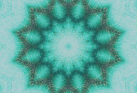 Abstract Colorful Painted Kaleidoscopic Graphic Background. Futuristic Psychedelic Hypnotic Backdrop Pattern With Texture. Folk Ethnic Floral Ornamental Mandala. Vintage Decorative Geometric Mosaicの写真素材