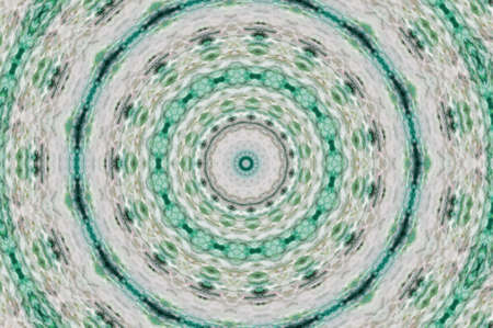 Abstract Colorful Painted Kaleidoscopic Graphic Background. Futuristic Psychedelic Hypnotic Backdrop Pattern With Texture. Folk Ethnic Floral Ornamental Mandala. Vintage Decorative Geometric Mosaicの写真素材