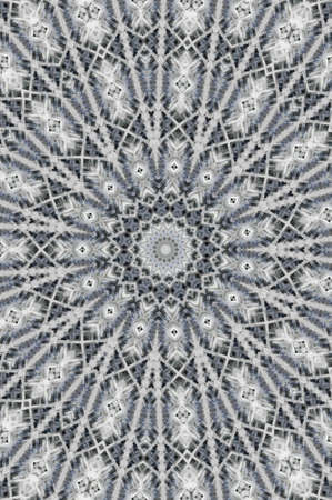 Abstract Colorful Painted Kaleidoscopic Graphic Background. Futuristic Psychedelic Hypnotic Backdrop Pattern With Texture. Folk Ethnic Floral Ornamental Mandala. Vintage Decorative Geometric Mosaicの写真素材