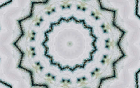 Abstract Colorful Painted Kaleidoscopic Graphic Background. Futuristic Psychedelic Hypnotic Backdrop Pattern With Texture. Folk Ethnic Floral Ornamental Mandala. Vintage Decorative Geometric Mosaicの写真素材