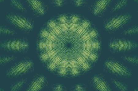 Abstract Colorful Painted Kaleidoscopic Graphic Background. Futuristic Psychedelic Hypnotic Backdrop Pattern With Texture. Folk Ethnic Floral Ornamental Mandala. Vintage Decorative Geometric Mosaicの写真素材