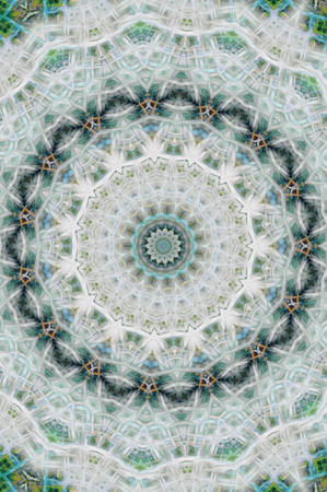 Abstract Colorful Painted Kaleidoscopic Graphic Background. Futuristic Psychedelic Hypnotic Backdrop...