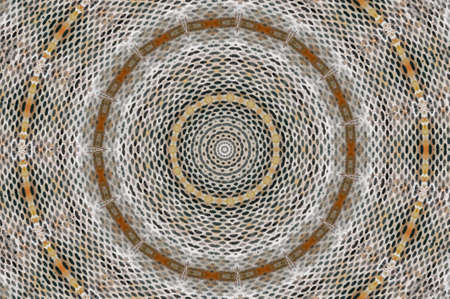 Abstract Colorful Painted Kaleidoscopic Graphic Background. Futuristic Psychedelic Hypnotic Backdrop...