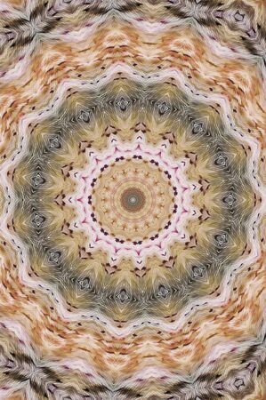 Abstract Colorful Painted Kaleidoscopic Graphic Background. Futuristic Psychedelic Hypnotic Backdrop...