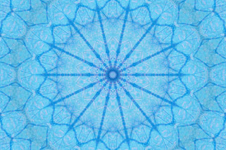 Abstract Colorful Painted Kaleidoscopic Graphic Background. Futuristic Psychedelic Hypnotic Backdrop Pattern With Texture. Folk Ethnic Floral Ornamental Mandala. Vintage Decorative Geometric Mosaicの写真素材