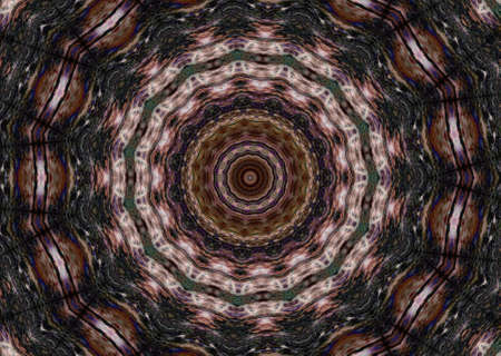 Abstract Colorful Painted Kaleidoscopic Graphic Background. Futuristic Psychedelic Hypnotic Backdrop...