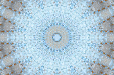 Abstract Colorful Painted Kaleidoscopic Graphic Background. Futuristic Psychedelic Hypnotic Backdrop...