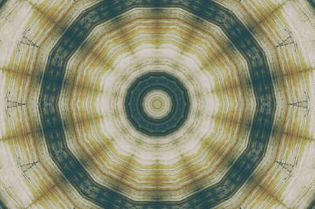 Abstract Colorful Painted Kaleidoscopic Graphic Background. Futuristic Psychedelic Hypnotic Backdrop Pattern With Texture. Folk Ethnic Floral Ornamental Mandala. Vintage Decorative Geometric Mosaicの写真素材