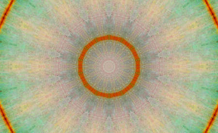 Abstract Colorful Painted Kaleidoscopic Graphic Background. Futuristic Psychedelic Hypnotic Backdrop...