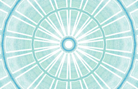 Abstract Colorful Painted Kaleidoscopic Graphic Background. Futuristic Psychedelic Hypnotic Backdrop Pattern With Texture. Folk Ethnic Floral Ornamental Mandala. Vintage Decorative Geometric Mosaicの写真素材