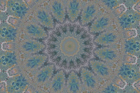 Abstract Colorful Painted Kaleidoscopic Graphic Background. Futuristic Psychedelic Hypnotic Backdrop...