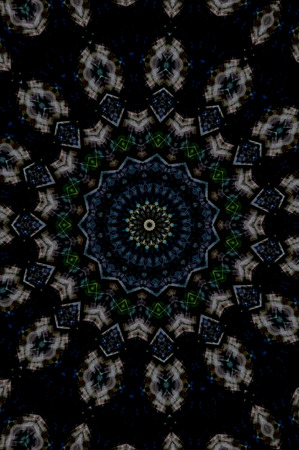 Abstract Colorful Painted Kaleidoscopic Graphic Background. Futuristic Psychedelic Hypnotic Backdrop...