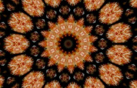 Abstract Colorful Painted Kaleidoscopic Graphic Background. Futuristic Psychedelic Hypnotic Backdrop Pattern With Texture. Folk Ethnic Floral Ornamental Mandala. Vintage Decorative Geometric Mosaicの写真素材