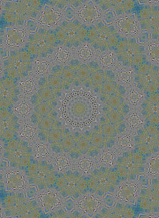 Abstract Colorful Painted Kaleidoscopic Graphic Background. Futuristic Psychedelic Hypnotic Backdrop...