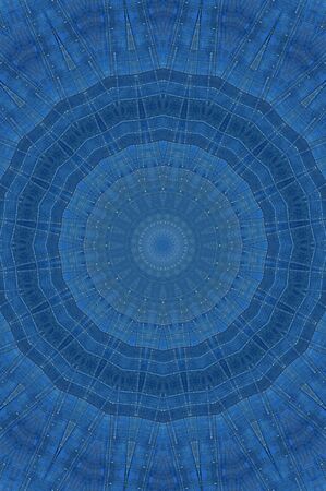 Abstract Colorful Painted Kaleidoscopic Graphic Background. Futuristic Psychedelic Hypnotic Backdrop Pattern With Texture. Folk Ethnic Floral Ornamental Mandala. Vintage Decorative Geometric Mosaicの写真素材