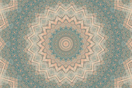 Abstract Colorful Painted Kaleidoscopic Graphic Background. Futuristic Psychedelic Hypnotic Backdrop...