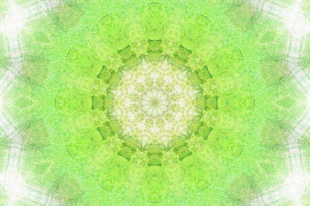 Abstract Colorful Painted Kaleidoscopic Graphic Background. Futuristic Psychedelic Hypnotic Backdrop Pattern With Texture. Folk Ethnic Floral Ornamental Mandala. Vintage Decorative Geometric Mosaicの写真素材