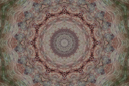 Abstract Colorful Painted Kaleidoscopic Graphic Background. Futuristic Psychedelic Hypnotic Backdrop...