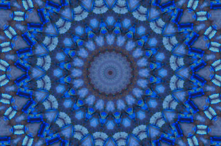 Abstract Colorful Painted Kaleidoscopic Graphic Background. Futuristic Psychedelic Hypnotic Backdrop...