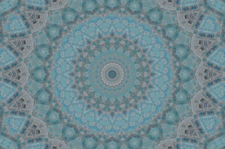 Abstract Colorful Painted Kaleidoscopic Graphic Background. Futuristic Psychedelic Hypnotic Backdrop...