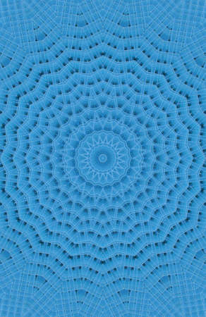Abstract Colorful Painted Kaleidoscopic Graphic Background. Futuristic Psychedelic Hypnotic Backdrop...