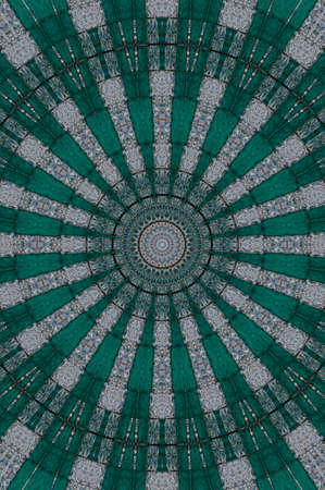 Abstract Colorful Painted Kaleidoscopic Graphic Background. Futuristic Psychedelic Hypnotic Backdrop Pattern With Texture. Folk Ethnic Floral Ornamental Mandala. Vintage Decorative Geometric Mosaicの写真素材