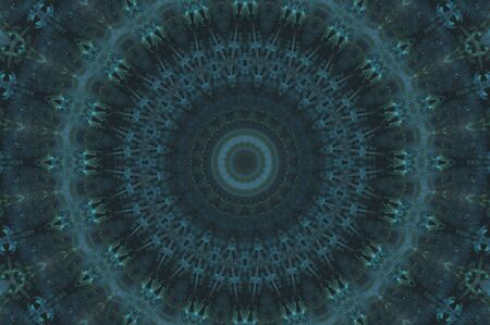 Abstract Colorful Painted Kaleidoscopic Graphic Background. Futuristic Psychedelic Hypnotic Backdrop...