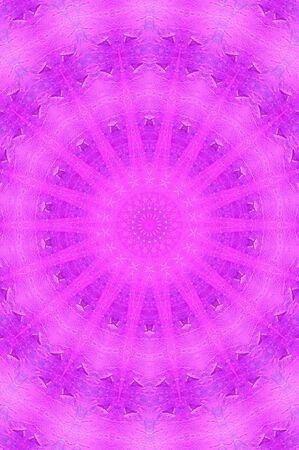 Abstract Colorful Painted Kaleidoscopic Graphic Background. Futuristic Psychedelic Hypnotic Backdrop Pattern With Texture. Folk Ethnic Floral Ornamental Mandala. Vintage Decorative Geometric Mosaicの写真素材