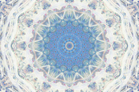 Abstract Colorful Painted Kaleidoscopic Graphic Background. Futuristic Psychedelic Hypnotic Backdrop...
