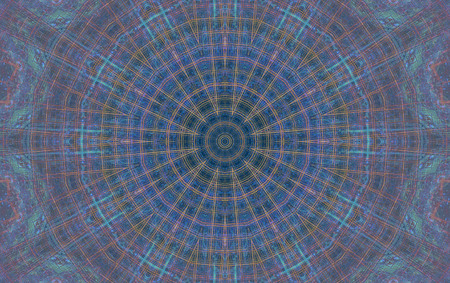 Abstract Colorful Painted Kaleidoscopic Graphic Background. Futuristic Psychedelic Hypnotic Backdrop...