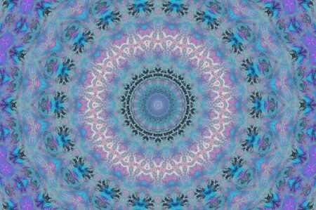 Abstract Colorful Painted Kaleidoscopic Graphic Background. Futuristic Psychedelic Hypnotic Backdrop...