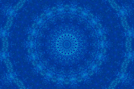 Abstract Colorful Painted Kaleidoscopic Graphic Background. Futuristic Psychedelic Hypnotic Backdrop Pattern With Texture. Folk Ethnic Floral Ornamental Mandala. Vintage Decorative Geometric Mosaicの写真素材