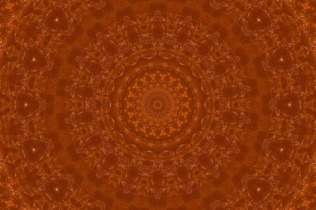 Abstract Colorful Painted Kaleidoscopic Graphic Background. Futuristic Psychedelic Hypnotic Backdrop Pattern With Texture. Folk Ethnic Floral Ornamental Mandala. Vintage Decorative Geometric Mosaicの写真素材