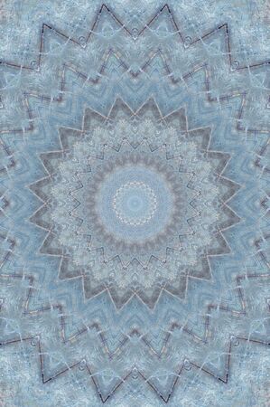 Abstract Colorful Painted Kaleidoscopic Graphic Background. Futuristic Psychedelic Hypnotic Backdrop...