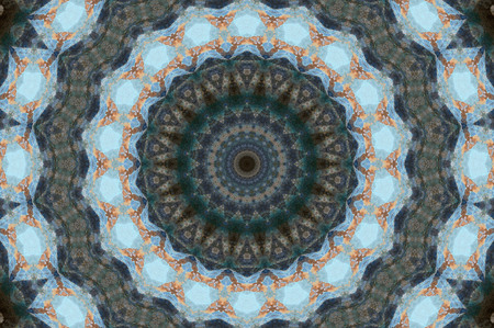 Abstract Colorful Painted Kaleidoscopic Graphic Background. Futuristic Psychedelic Hypnotic Backdrop...