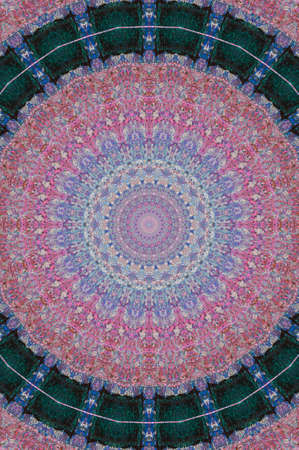 Abstract Colorful Painted Kaleidoscopic Graphic Background. Futuristic Psychedelic Hypnotic Backdrop...