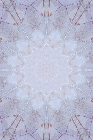 Abstract Colorful Painted Kaleidoscopic Graphic Background. Futuristic Psychedelic Hypnotic Backdrop Pattern With Texture. Folk Ethnic Floral Ornamental Mandala. Vintage Decorative Geometric Mosaicの写真素材