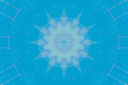 Abstract Colorful Painted Kaleidoscopic Graphic Background. Futuristic Psychedelic Hypnotic Backdrop...