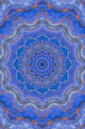 Abstract Colorful Painted Kaleidoscopic Graphic Background. Futuristic Psychedelic Hypnotic Backdrop...