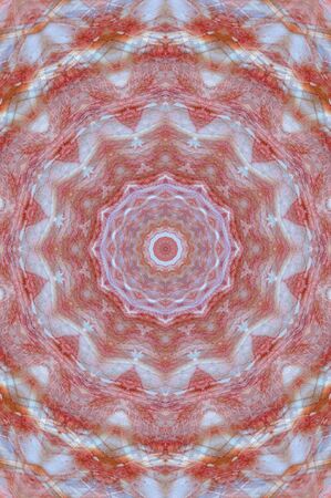 Abstract Colorful Painted Kaleidoscopic Graphic Background. Futuristic Psychedelic Hypnotic Backdrop...