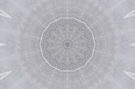 Abstract Colorful Painted Kaleidoscopic Graphic Background. Futuristic Psychedelic Hypnotic Backdrop Pattern With Texture. Folk Ethnic Floral Ornamental Mandala. Vintage Decorative Geometric Mosaicの写真素材