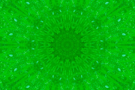 Abstract Colorful Painted Kaleidoscopic Graphic Background. Futuristic Psychedelic Hypnotic Backdrop Pattern With Texture. Folk Ethnic Floral Ornamental Mandala. Vintage Decorative Geometric Mosaicの写真素材