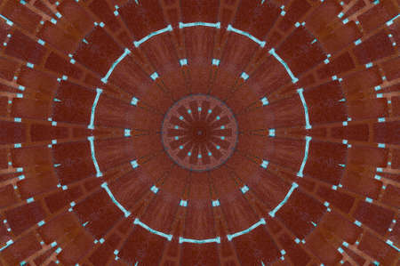 Abstract Colorful Painted Kaleidoscopic Graphic Background. Futuristic Psychedelic Hypnotic Backdrop...
