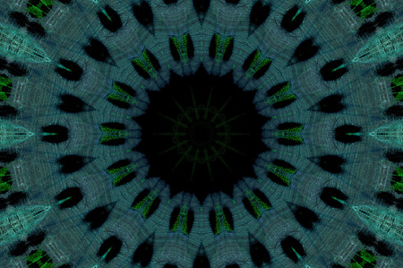 Abstract Colorful Painted Kaleidoscopic Graphic Background. Futuristic Psychedelic Hypnotic Backdrop...