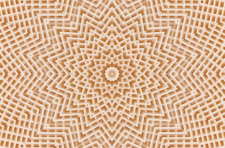 Abstract Colorful Painted Kaleidoscopic Graphic Background. Futuristic Psychedelic Hypnotic Backdrop Pattern With Texture. Folk Ethnic Floral Ornamental Mandala. Vintage Decorative Geometric Mosaicの写真素材