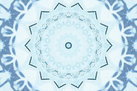 Abstract Colorful Painted Kaleidoscopic Graphic Background. Futuristic Psychedelic Hypnotic Backdrop Pattern With Texture. Folk Ethnic Floral Ornamental Mandala. Vintage Decorative Geometric Mosaicの写真素材